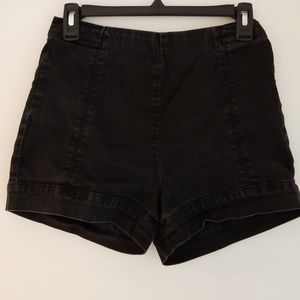 High-Waisted Denim Shorts